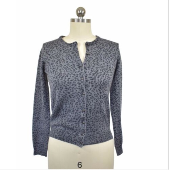 Calvin Klein Gray Animal Print  Sweater XS-S - Picture 2 of 8